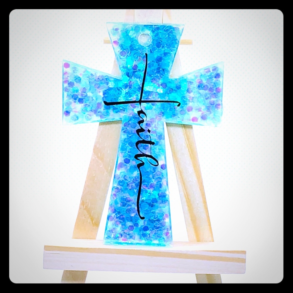 Faith Cross Keychains